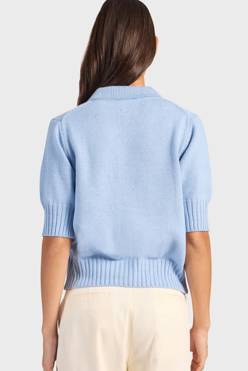 Outlet Academy Brand Billie Short Sleeve Knit Top