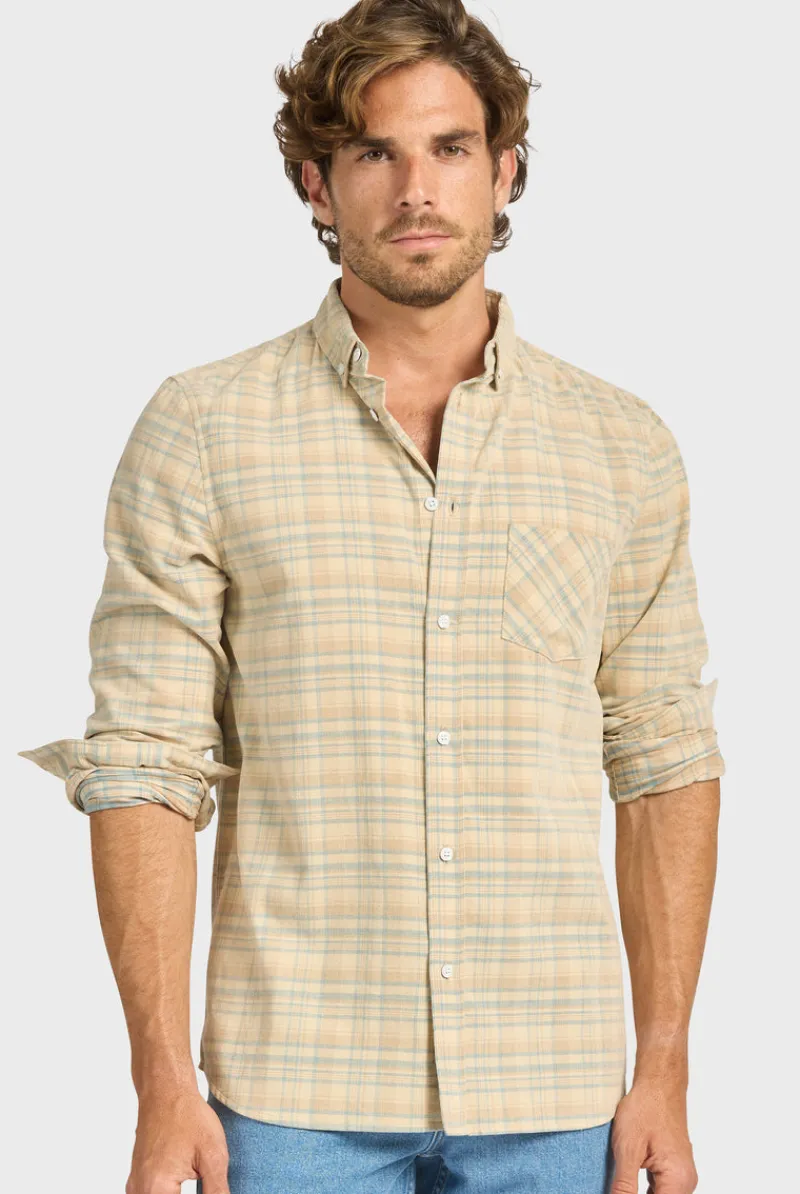 Hot Academy Brand Bolton Check Cord Shirt