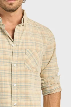 Hot Academy Brand Bolton Check Cord Shirt