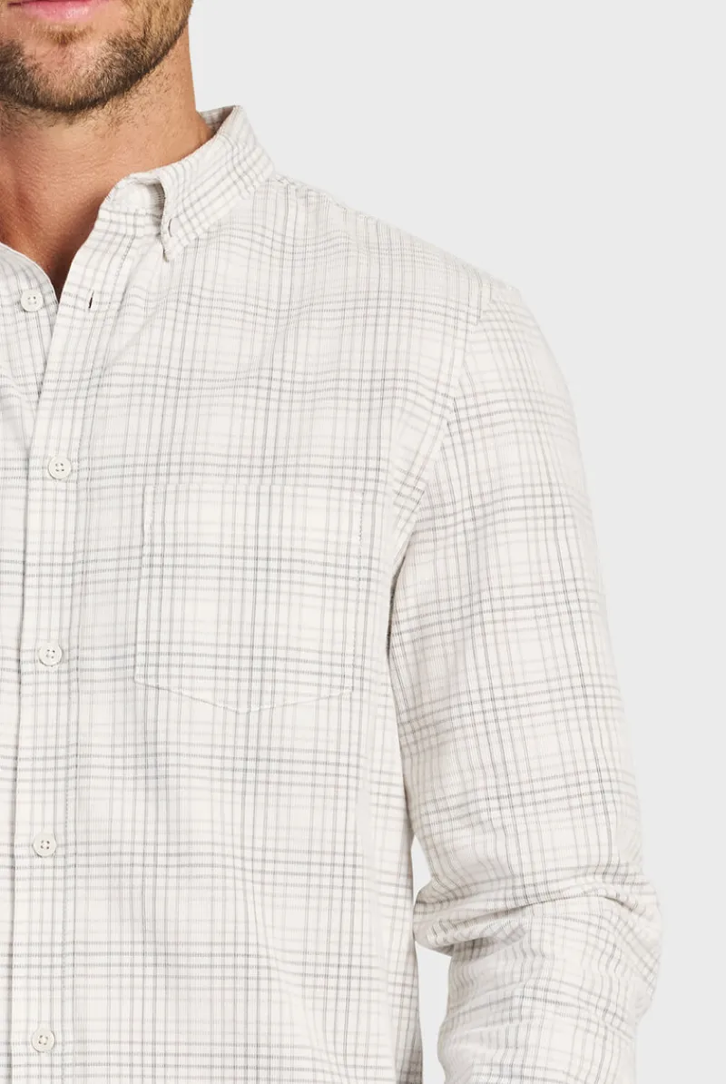 New Academy Brand Bolton Check Cord Shirt