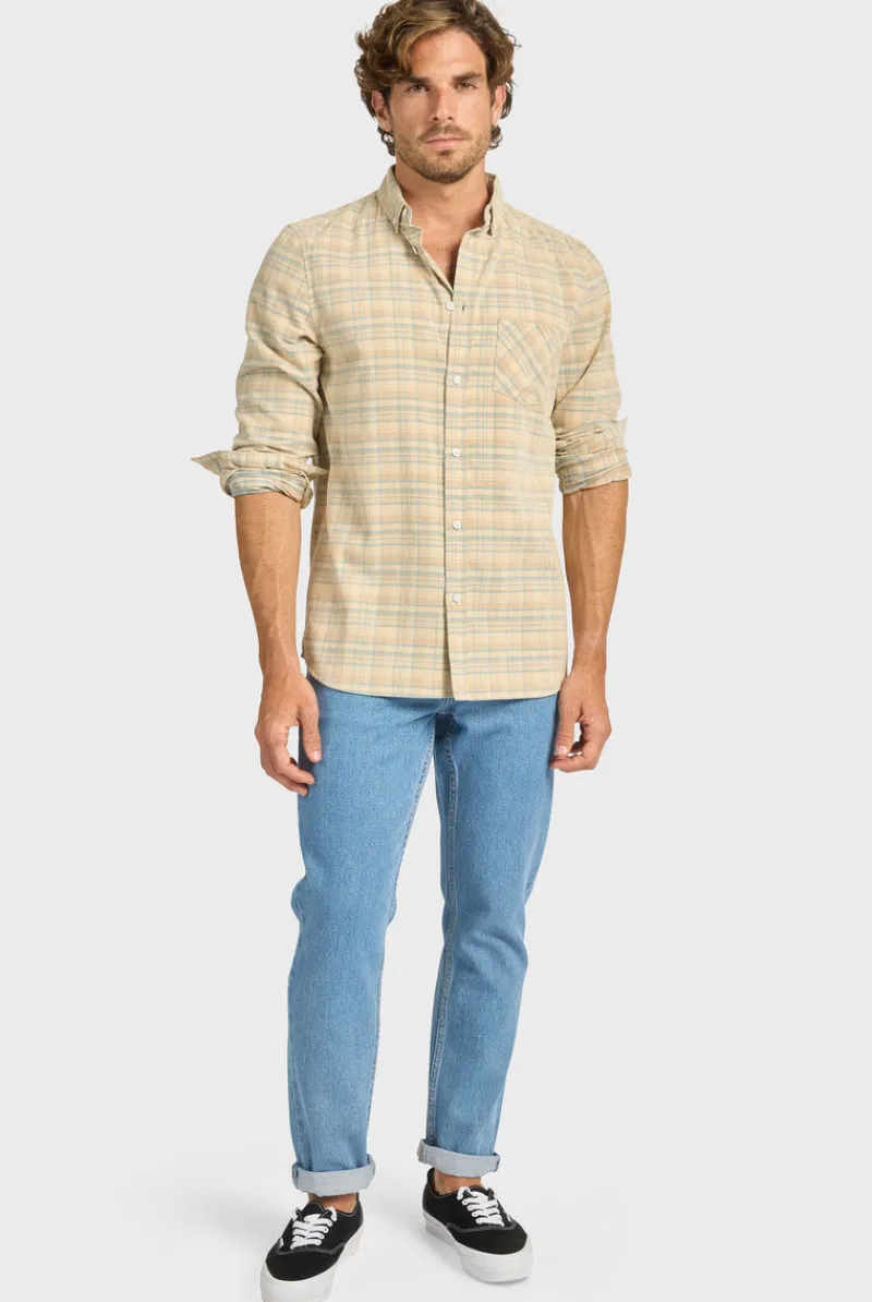 Hot Academy Brand Bolton Check Cord Shirt
