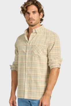 Hot Academy Brand Bolton Check Cord Shirt