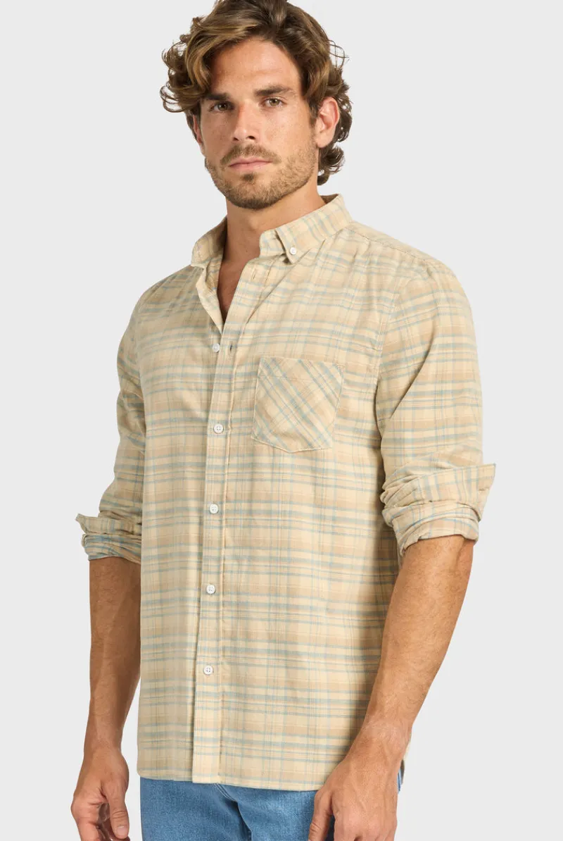 Hot Academy Brand Bolton Check Cord Shirt