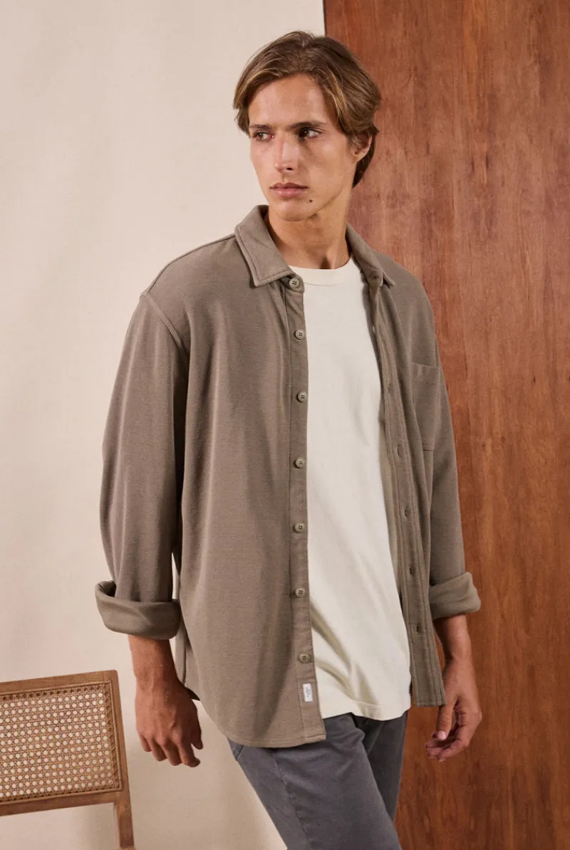 Fashion Academy Brand Carlos Cotton Waffle Shirt
