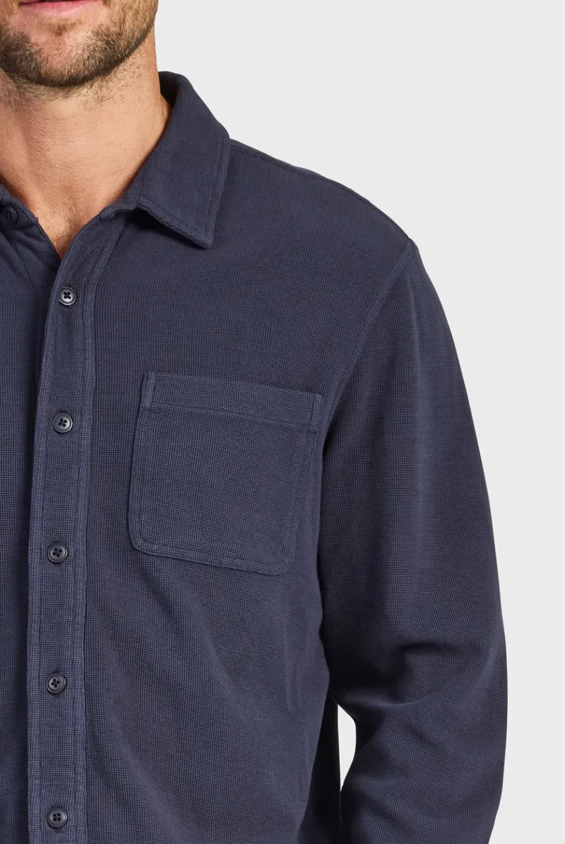 Fashion Academy Brand Carlos Cotton Waffle Shirt