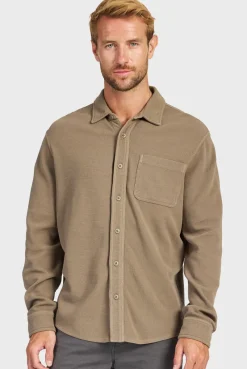 Fashion Academy Brand Carlos Cotton Waffle Shirt