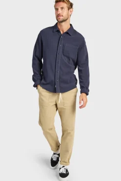 Fashion Academy Brand Carlos Cotton Waffle Shirt