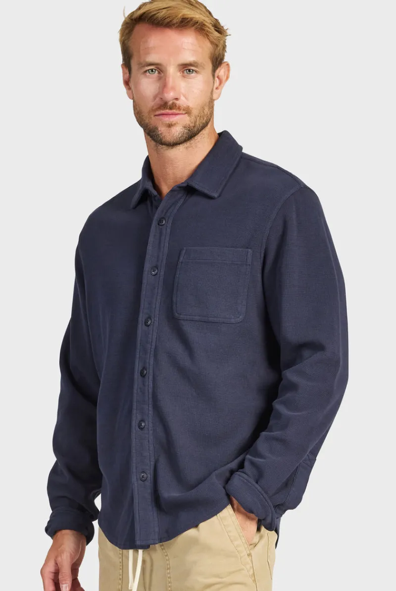 Fashion Academy Brand Carlos Cotton Waffle Shirt