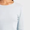 Clearance Academy Brand Essential Rib Long Sleeve