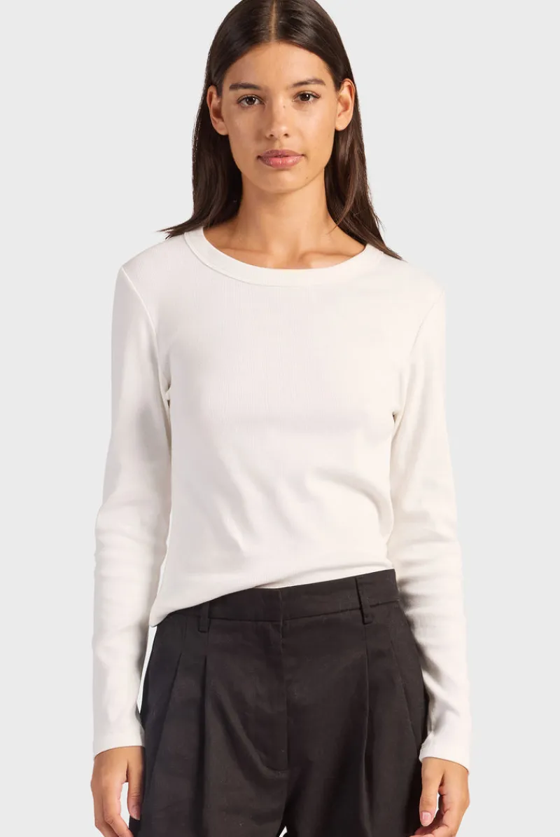 Fashion Academy Brand Essential Rib Long Sleeve