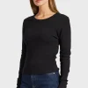 Hot Academy Brand Essential Rib Long Sleeve