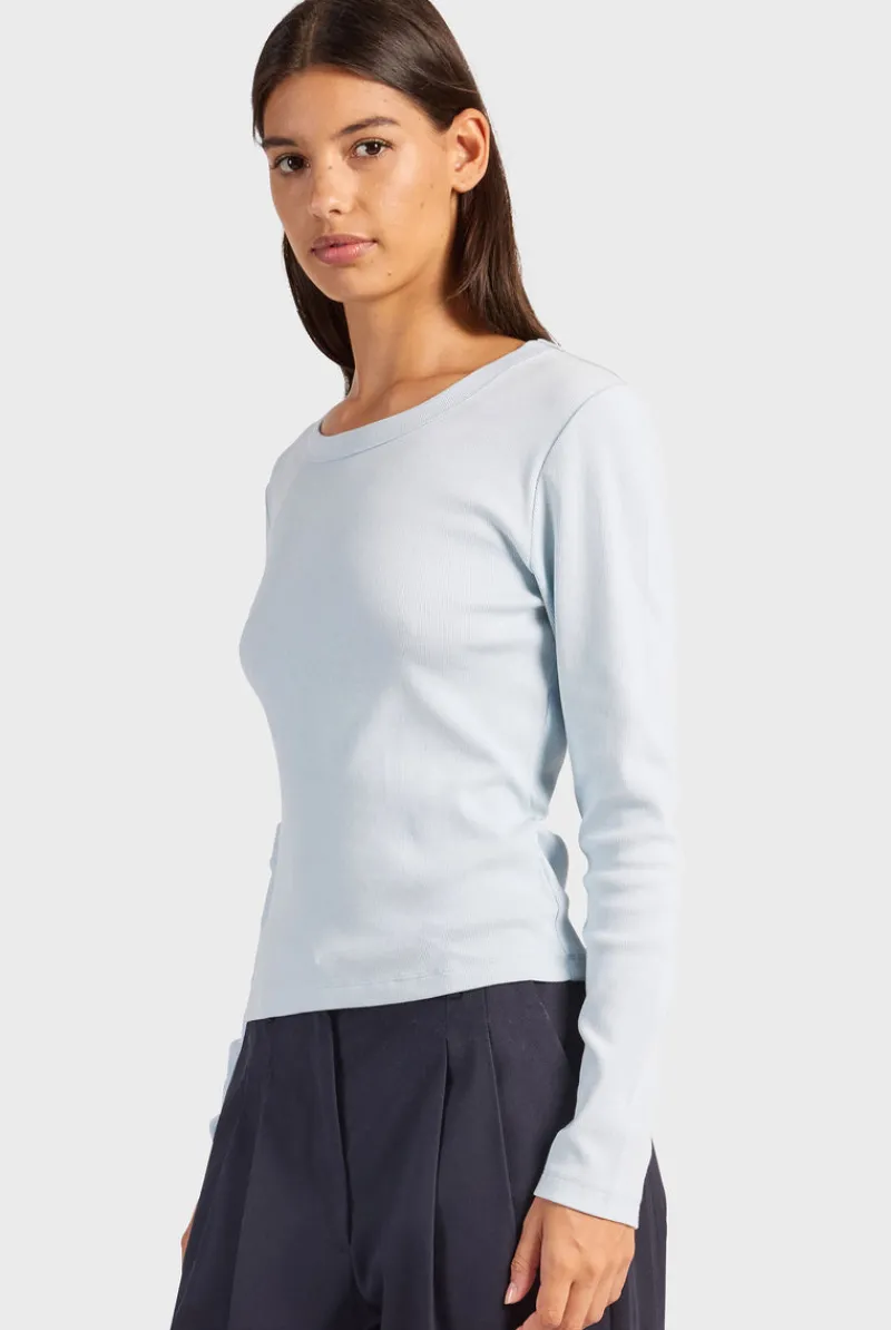Clearance Academy Brand Essential Rib Long Sleeve