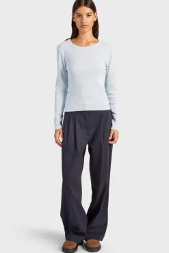 Clearance Academy Brand Essential Rib Long Sleeve