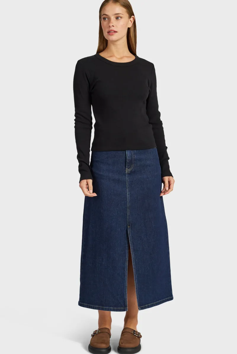 Hot Academy Brand Essential Rib Long Sleeve