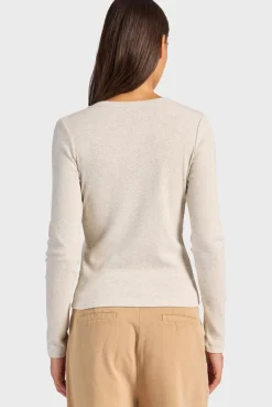 Sale Academy Brand Essential Rib Long Sleeve