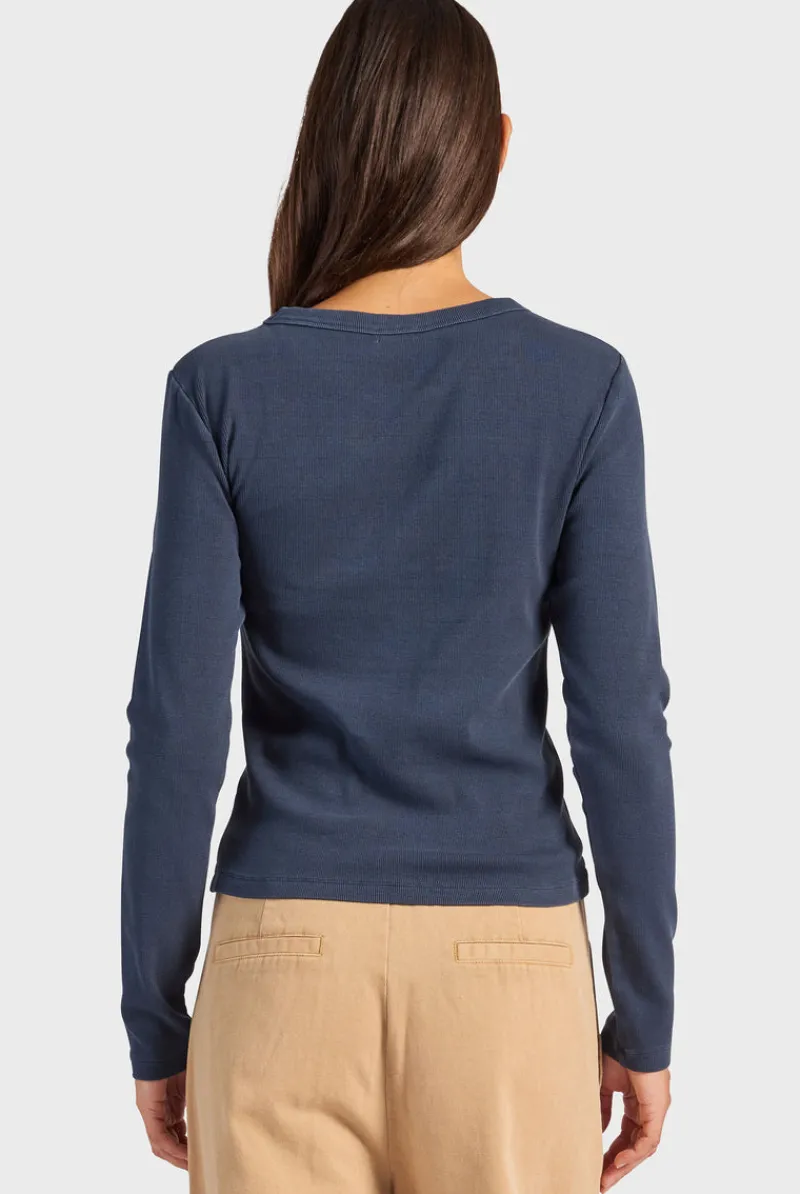Outlet Academy Brand Essential Rib Long Sleeve