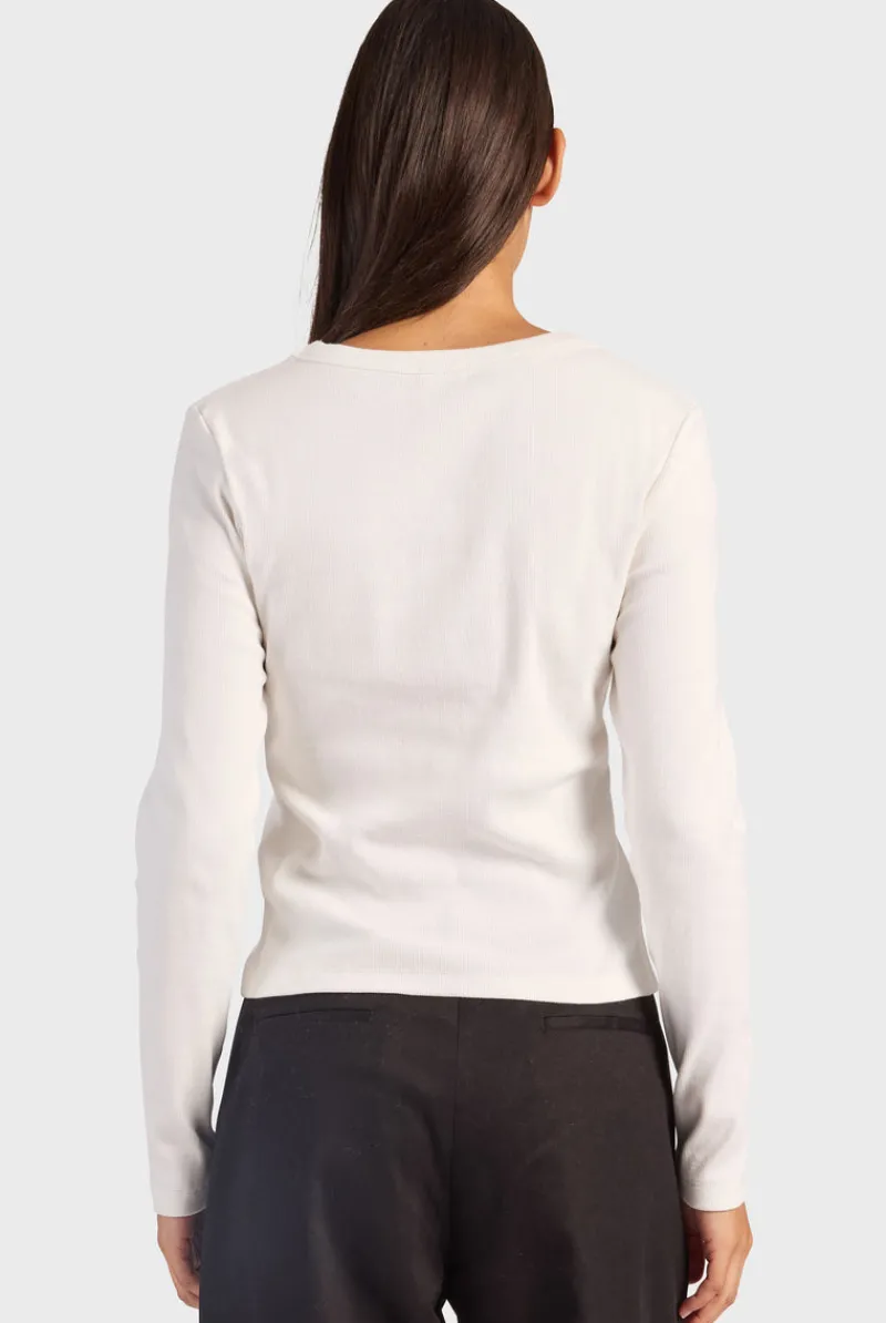 Fashion Academy Brand Essential Rib Long Sleeve