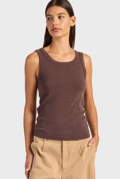Sale Academy Brand Essential Rib Tank