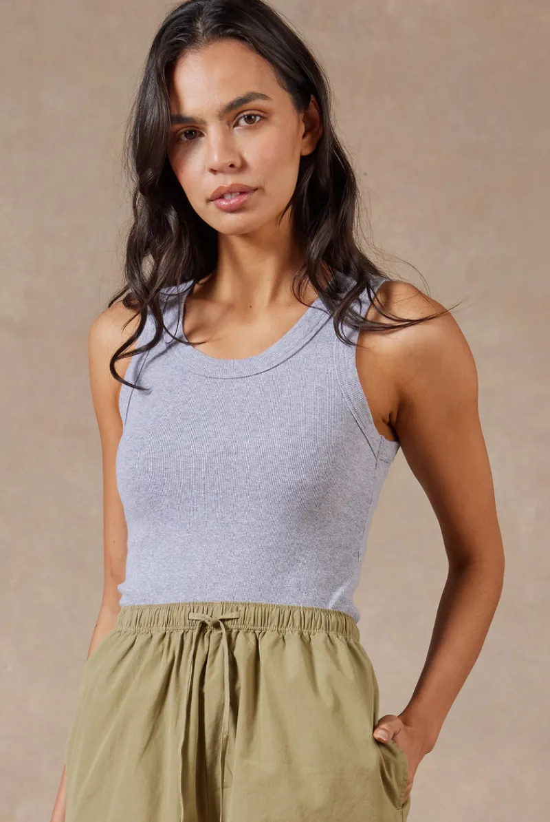 Sale Academy Brand Essential Rib Tank