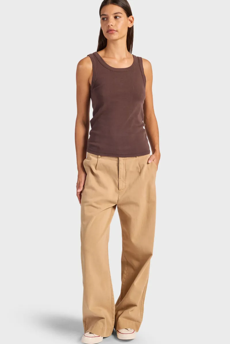 Sale Academy Brand Essential Rib Tank