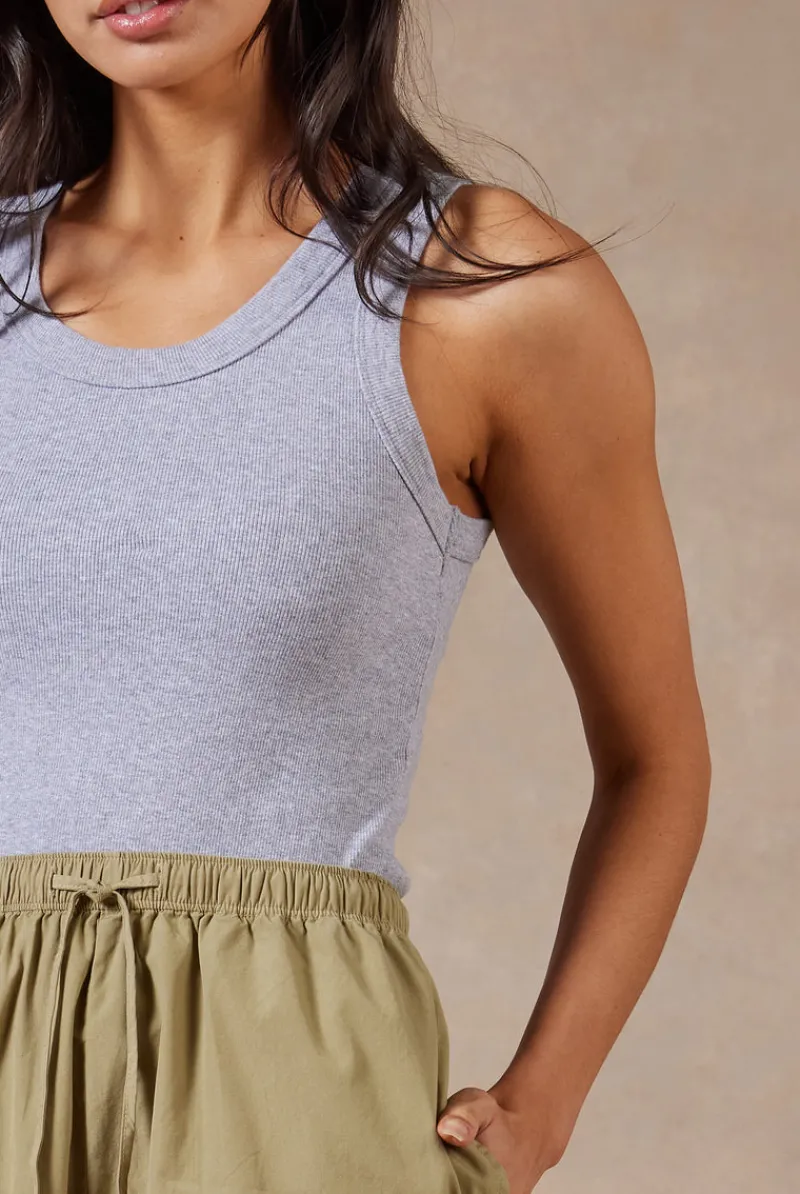 Sale Academy Brand Essential Rib Tank