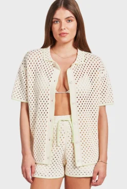 Online Academy Brand Farrah Crochet Shirt