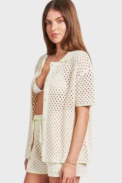 Online Academy Brand Farrah Crochet Shirt