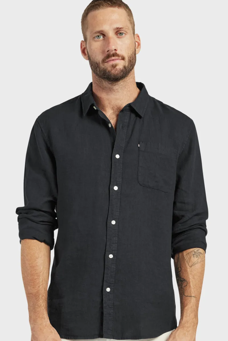 Discount Academy Brand Hampton Linen Shirt