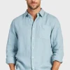 Discount Academy Brand Hampton Linen Shirt