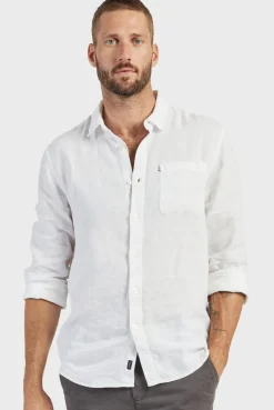 Sale Academy Brand Hampton Linen Shirt