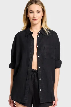Hot Academy Brand Hampton Linen Shirt