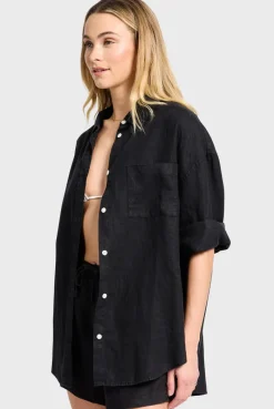 Hot Academy Brand Hampton Linen Shirt