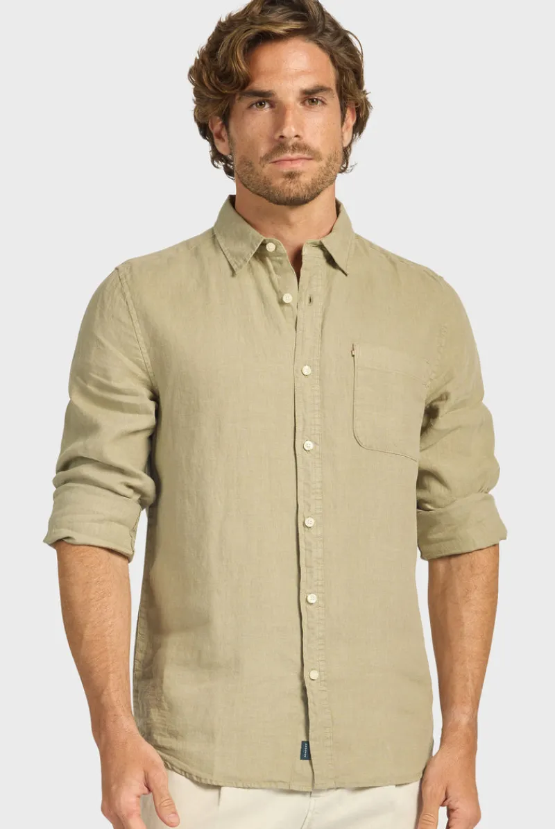 Hot Academy Brand Hampton Linen Shirt