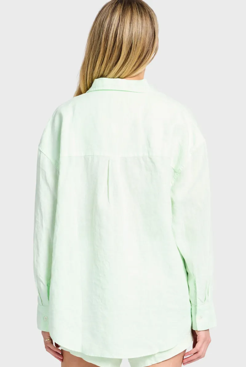 Sale Academy Brand Hampton Linen Shirt