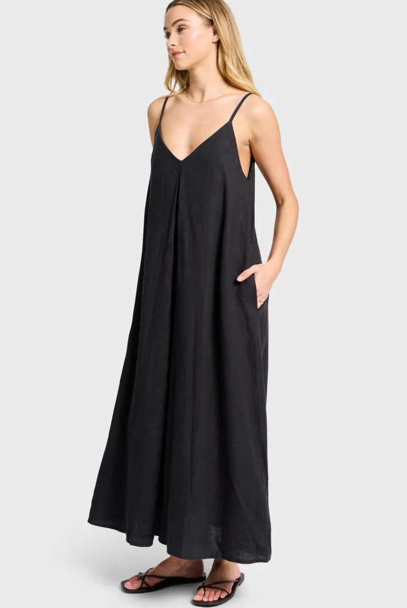 Clearance Academy Brand Hampton Linen Slip Dress