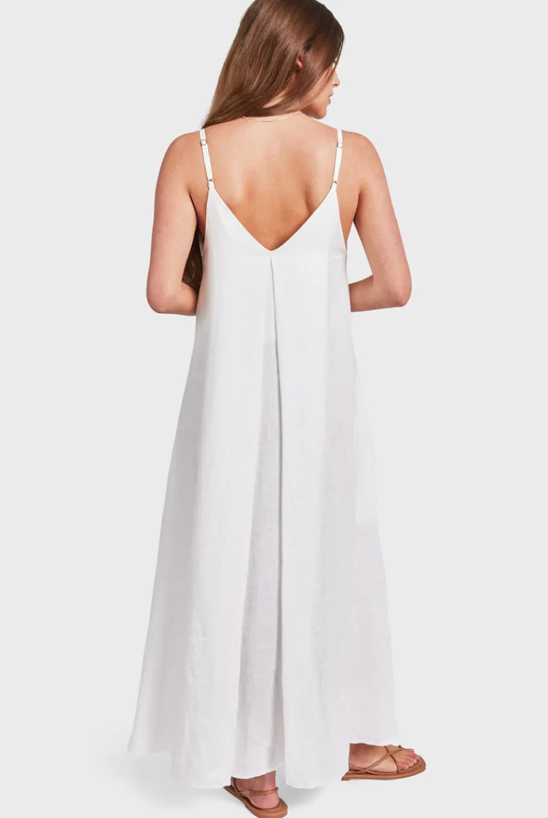 Outlet Academy Brand Hampton Linen Slip Dress