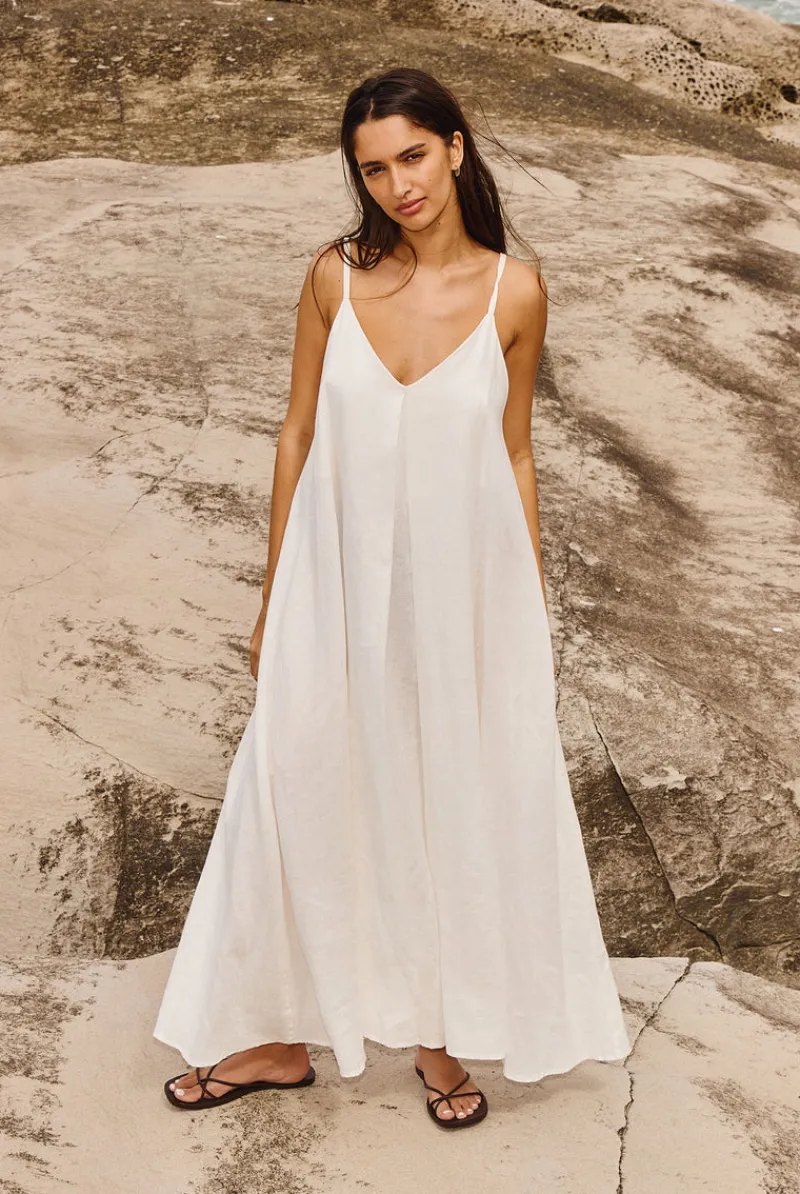 Outlet Academy Brand Hampton Linen Slip Dress