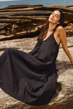 Clearance Academy Brand Hampton Linen Slip Dress