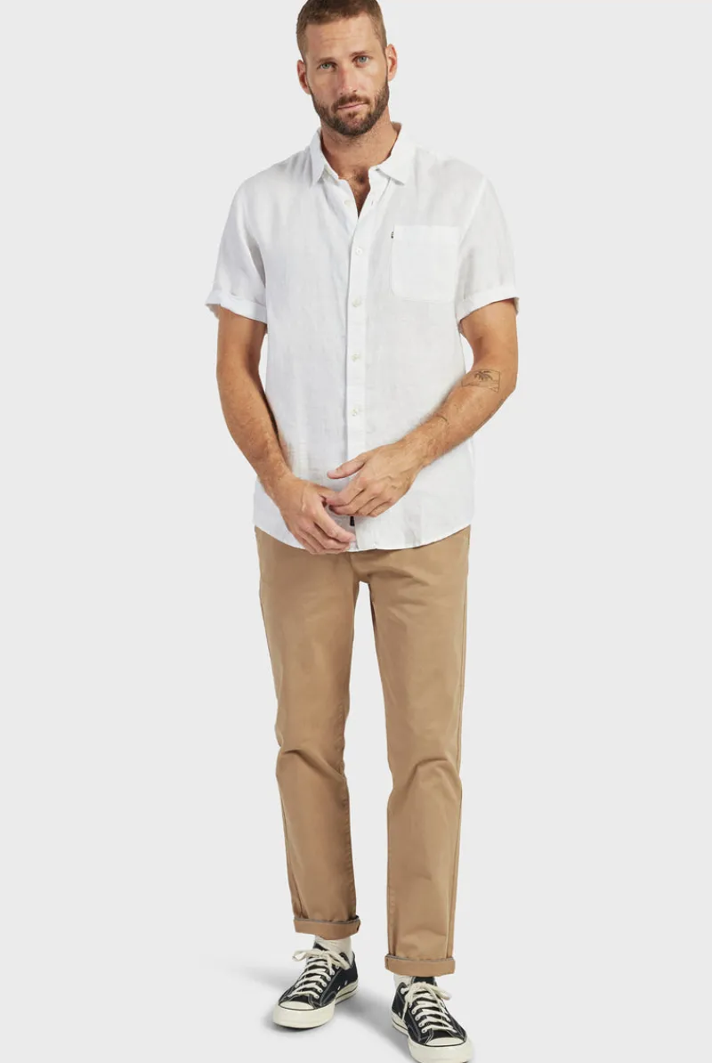 Hot Academy Brand Hampton Linen S/S Shirt
