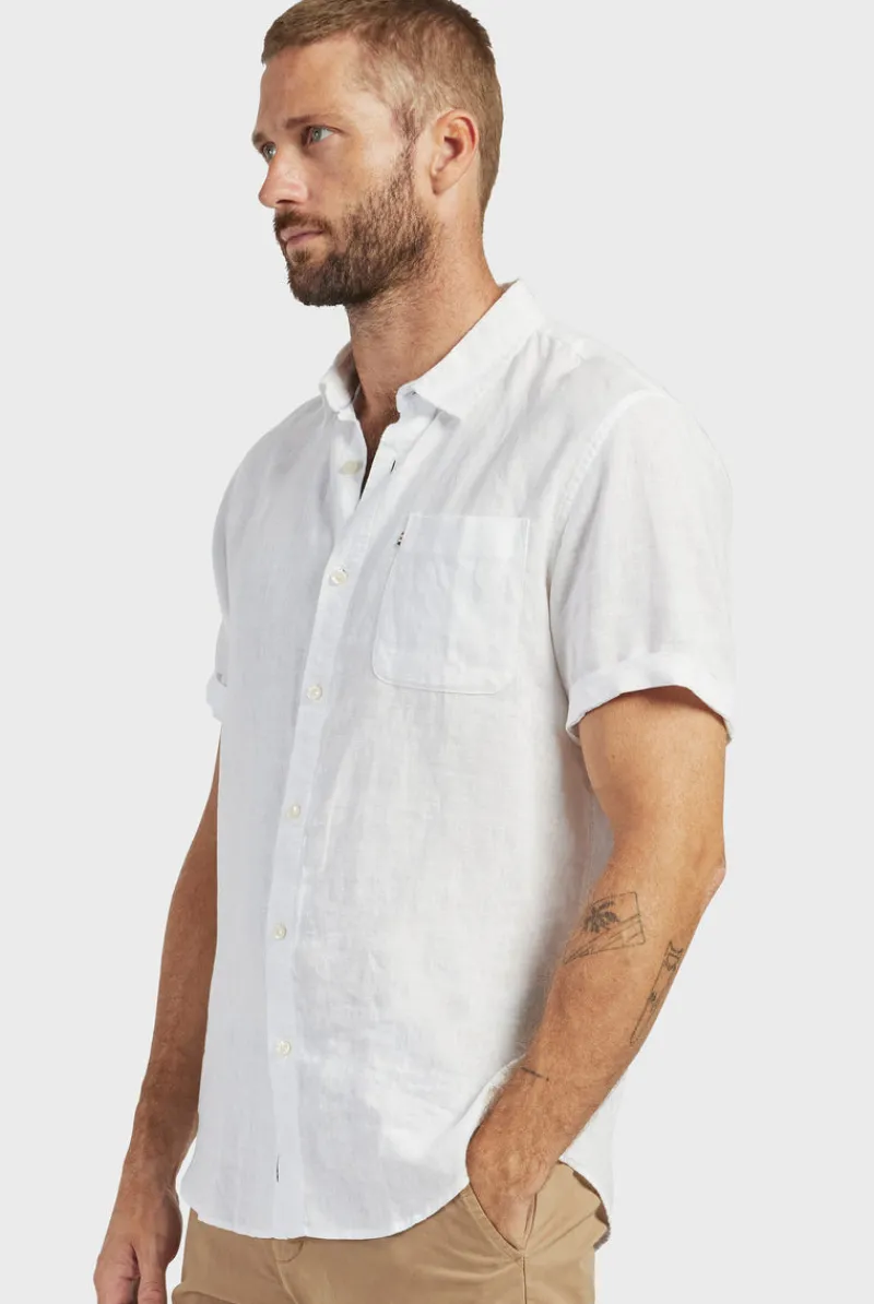 Hot Academy Brand Hampton Linen S/S Shirt
