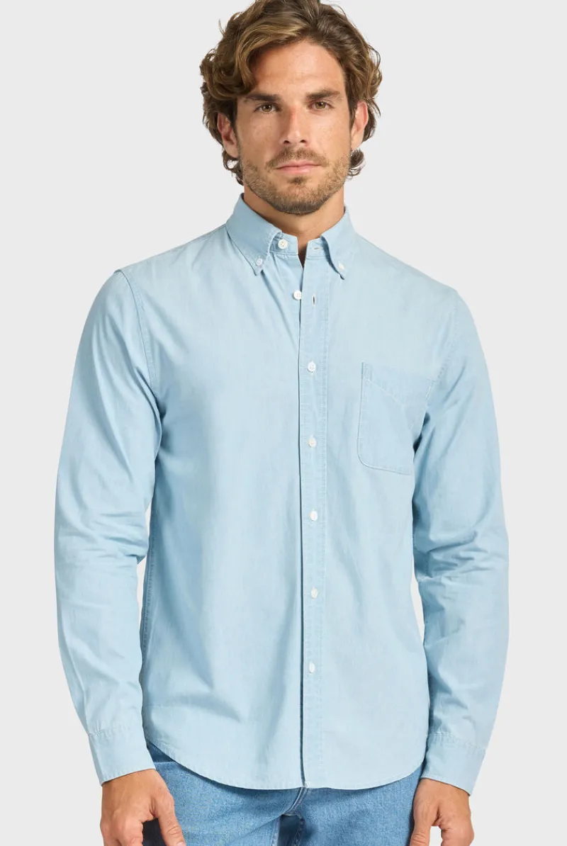 New Academy Brand Hoss Chambray Shirt