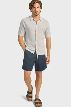 Online Academy Brand Jeff Linen Short