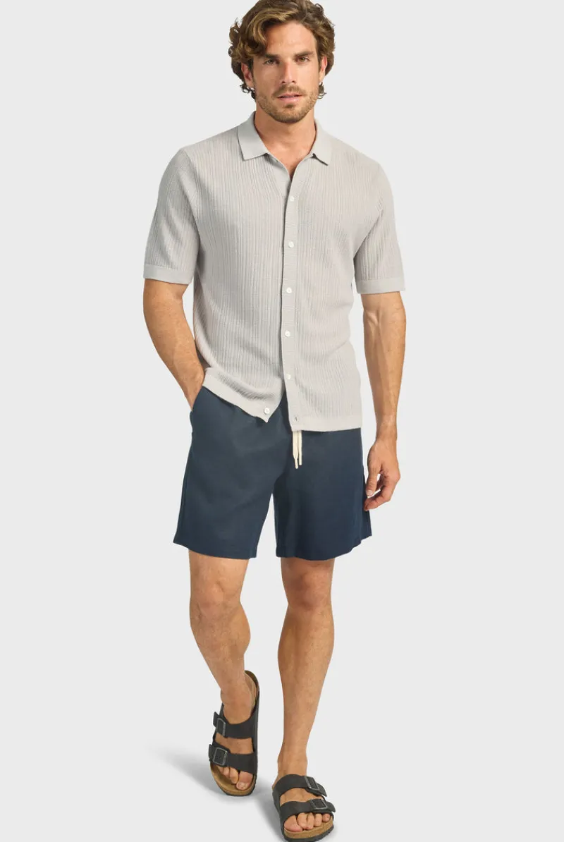 Online Academy Brand Jeff Linen Short
