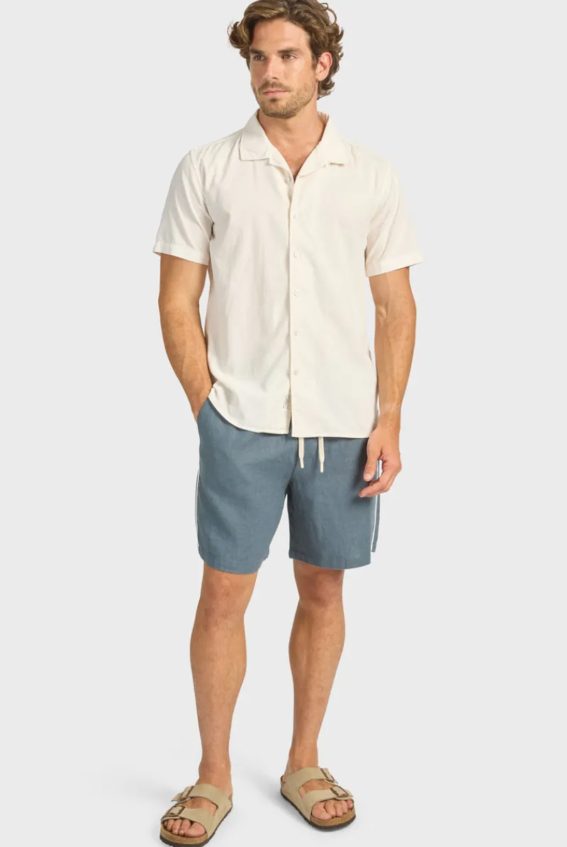 Hot Academy Brand Jeff Piped Linen Short