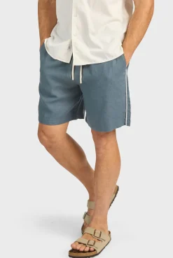 Hot Academy Brand Jeff Piped Linen Short
