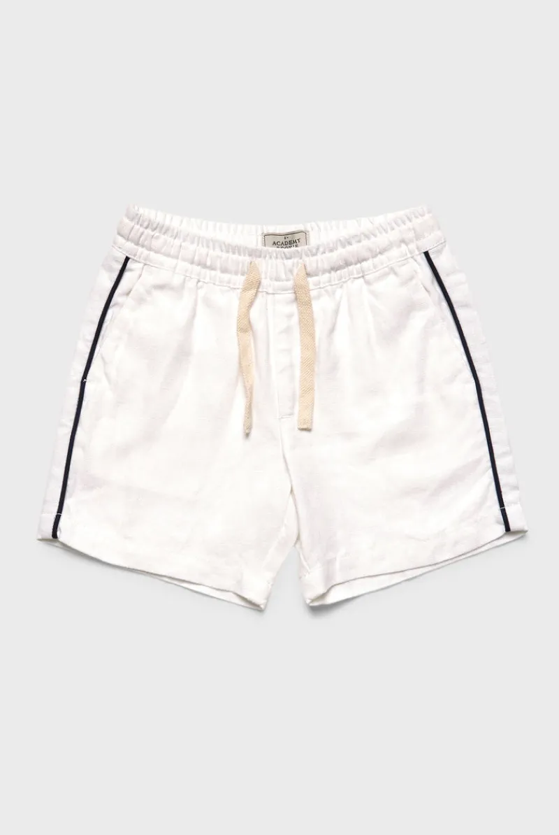 New Academy Brand Kids Piped Riviera Linen Short