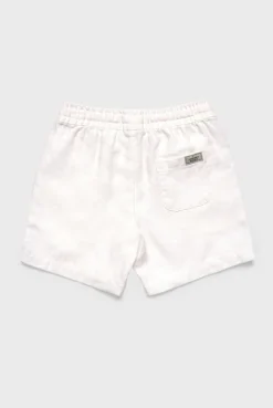 New Academy Brand Kids Piped Riviera Linen Short