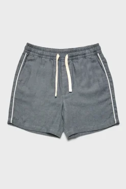 Online Academy Brand Kids Piped Riviera Linen Short
