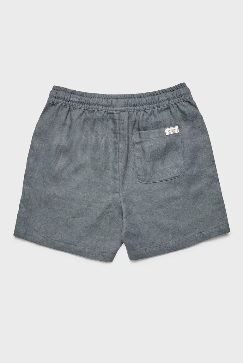 Online Academy Brand Kids Piped Riviera Linen Short
