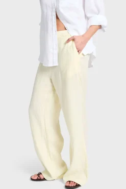 Clearance Academy Brand Linen Relaxed Trouser